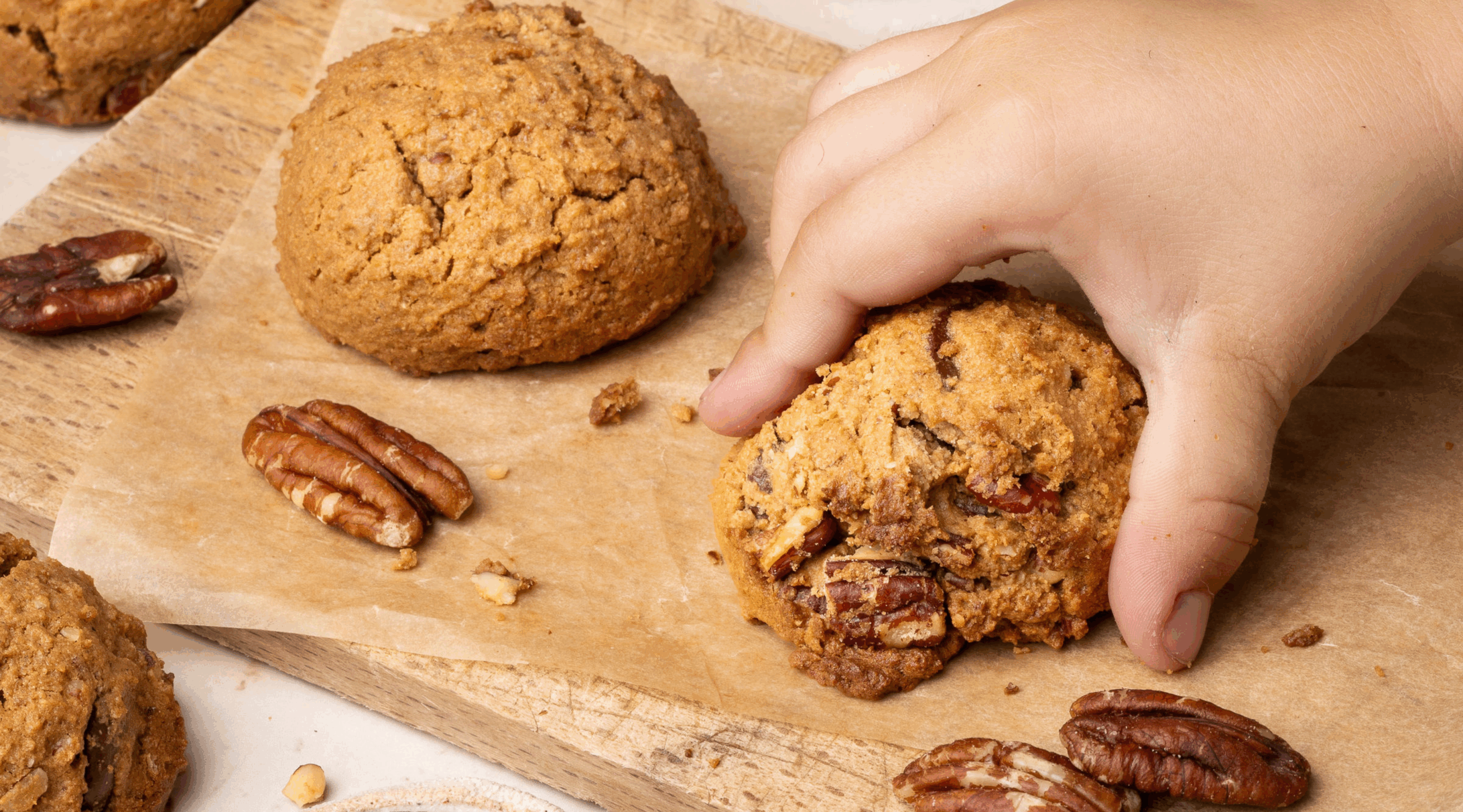 Cookies aux pépites de chocolat à indice glycémique bas